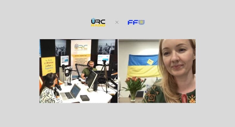 Відео. Олена Ніколаєнко на радіо URC