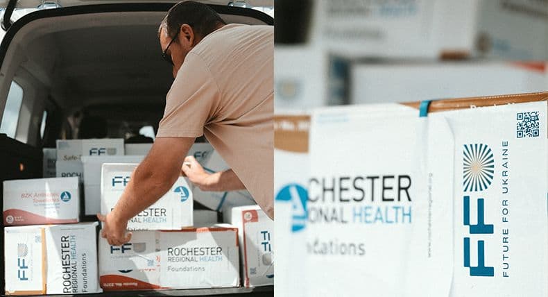 Medicines from Ukraine Medical Relief for the Children’s Hospital in Kharkiv