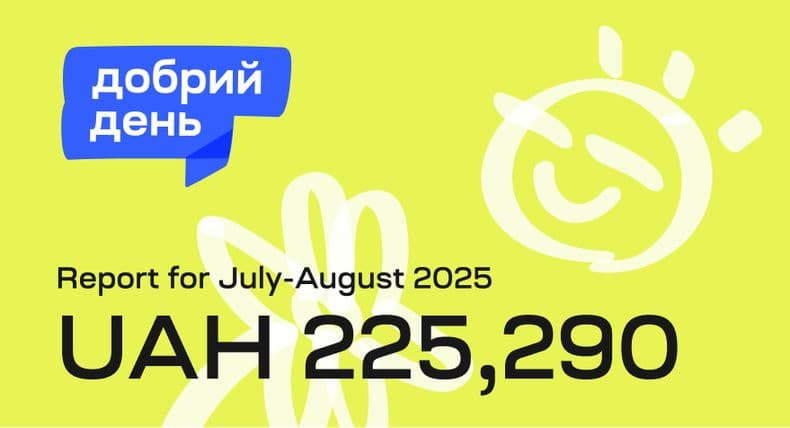 The Good Day charity initiative FFU collected UAH 225,290 to support Ukrainians affected by the war