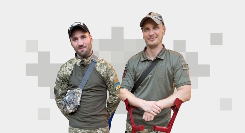 Від поранення до протезування в США та повернення додому: історія захисників Сергія Ковальського та Івана Бологова