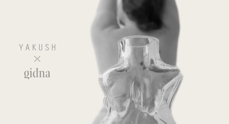 Ukrainian brand YAKUSH will donate a percentage of the sales of the unique Venus vase to the GIDNA project