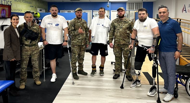 Prosthetics for Ukrainian soldiers Dmytro, Artem, and Vasyl in the United States. Digest 6.0