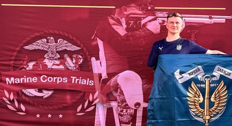 Учасник програми протезування та новий член команди FFU Олексій Дернов на міжнародних спортивних змаганнях ветеранів у США