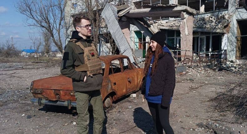Фонд Future for Ukraine завітав з гуммісією до мужньої Чорнобаївської громади Херсонської області