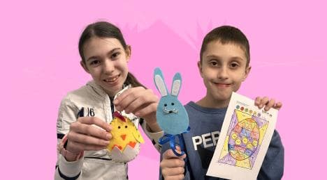Easter preparations at LEVCHYK SPECTRUM HUB: children crafted festive decorations and learned about traditions