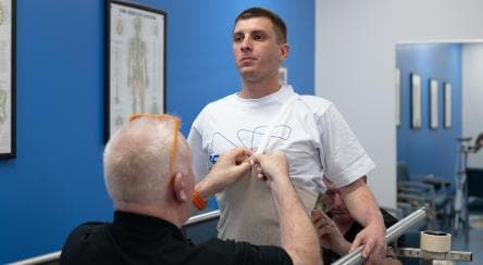 Prosthetics for the Ukrainian military in Washington