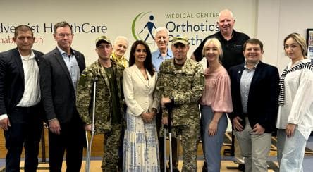 Princess Mary of Denmark visited Ukrainian defenders in Washington, DC