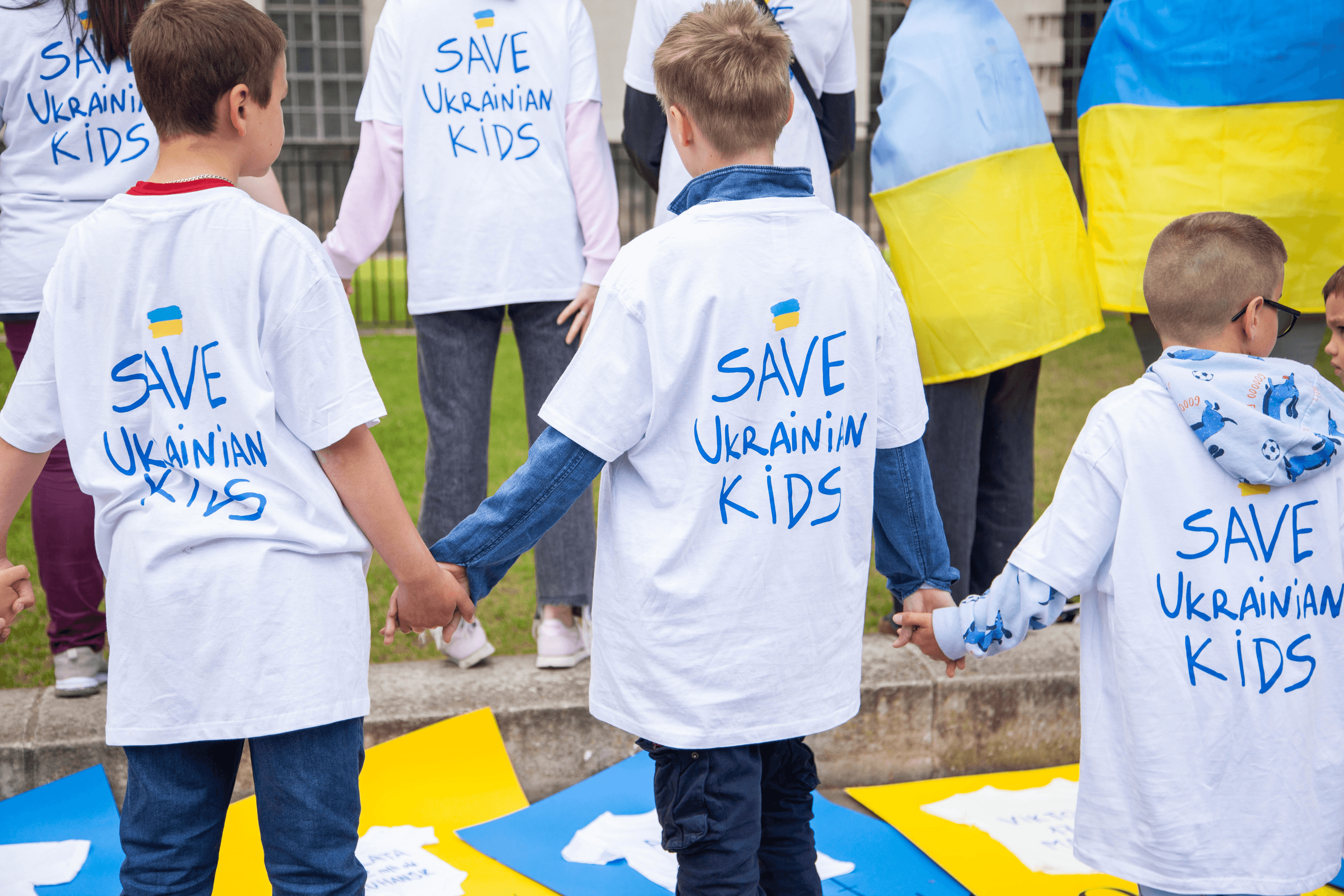 Акція в підтримку дітей війни з України