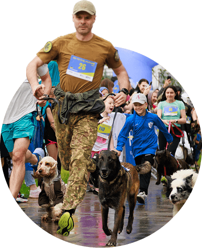 Participants of the dog distance