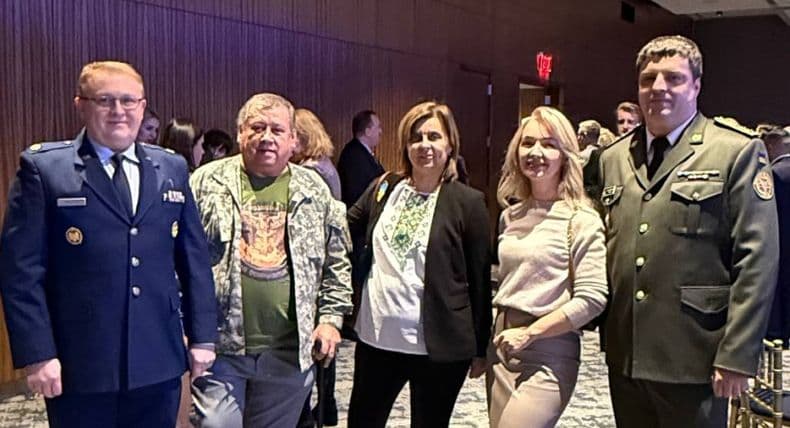 34th Anniversary of the Armed Forces of Ukraine in Washington: president FFU in the USA, Olena Nikolaienko, attends ceremonial event at the International Spy Museum