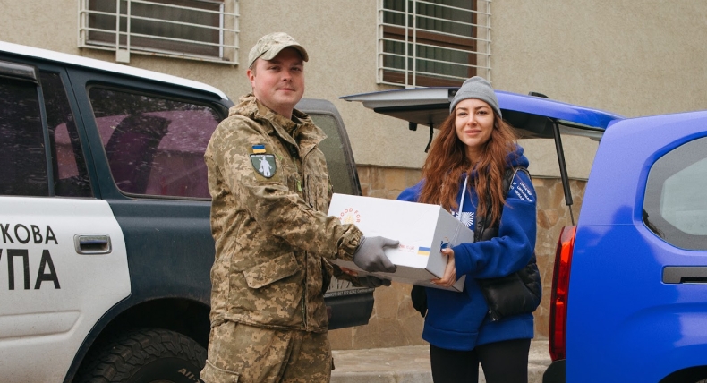 The FFU team visited Odesa to deliver humanitarian aid to volunteers