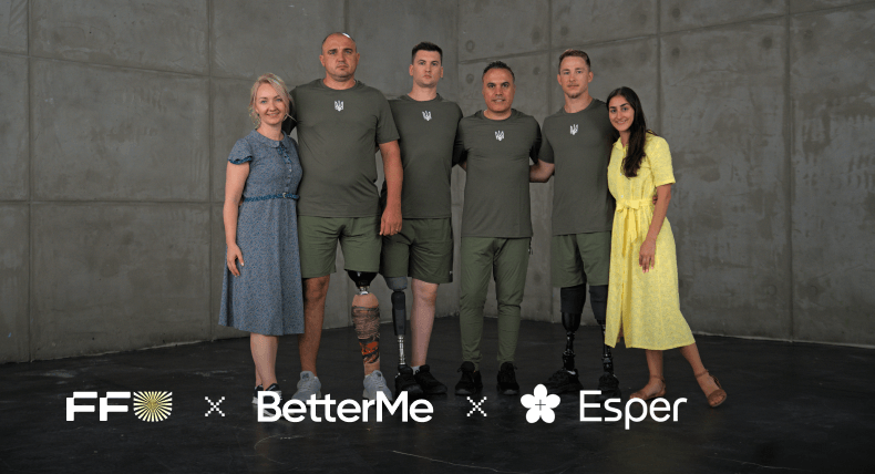 FFU спільно з BetterMe та Esper Bionics запустили спеціалізовану програму тренувань для людей, які втратили кінцівки