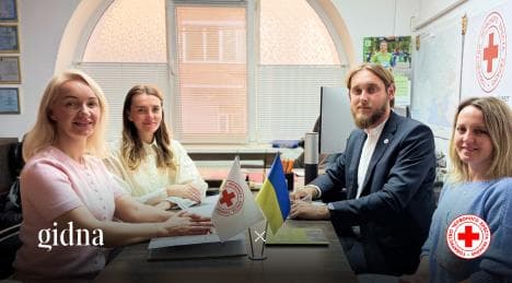 Команда проєкту GIDNA підписала Меморандум про співпрацю з Миколаївською обласною організацією Товариства Червоного Хреста України