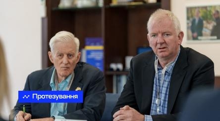 Visit to Kyiv by Mike Corcoran and Bill Endicott, partners of the Operation Renew Prosthetics program, to Kyiv