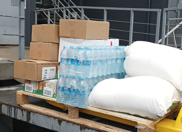 FFU received humanitarian food assistance