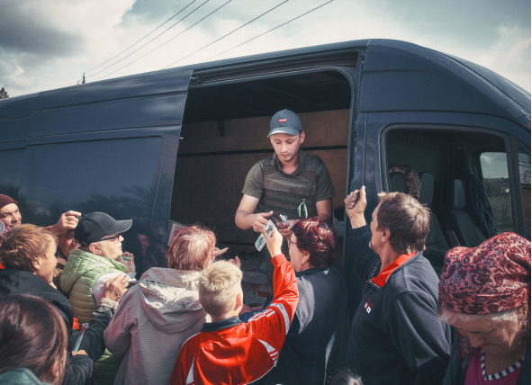 Гуманітарна допомога звільненим селам Харківщини